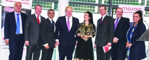   (L-R) Sir Edward Lister, Lynton Crosby, Sadiq Khan, Boris Johnson, Princess Badiya, Dominic Grieve, Ed Davey and Hina Bokhari